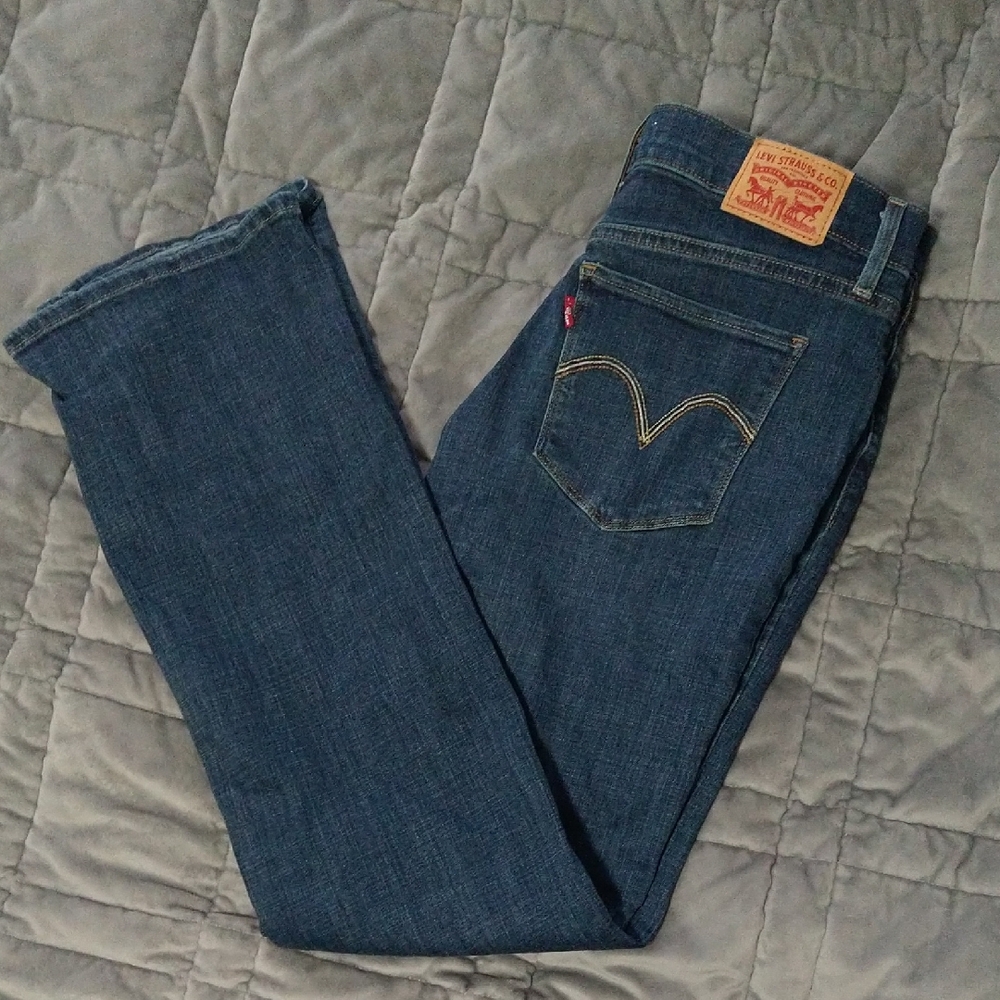 Levi's Blue Boot Cut Jeans Classic Style